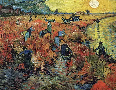 The Red Vineyard Vincent van Gogh
